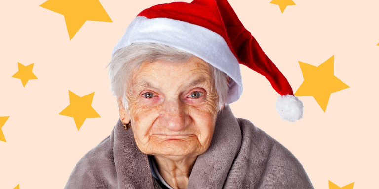 Kerst - patient - verpleeghuis