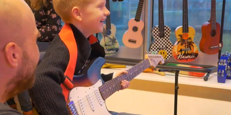 Muziekids - Robin - muziekstudio - ziekenhuis