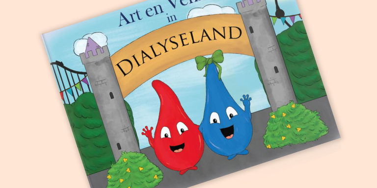 Art en Vennie dialyse kinderboek Silvia van Vonderen